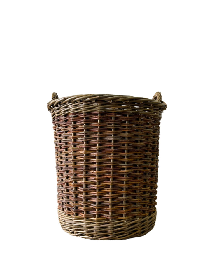 Beautiful Handmade English Log Basket