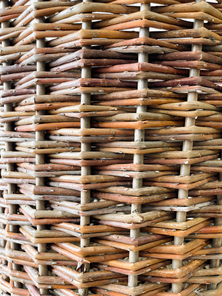 Beautiful Handmade English Log Basket