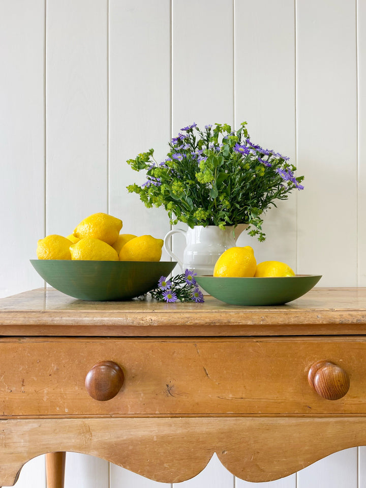 Painted Wooden Bowl