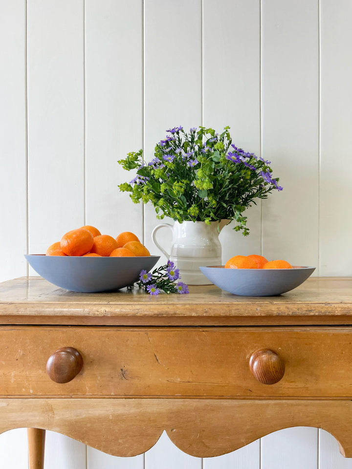 Painted Wooden Bowl