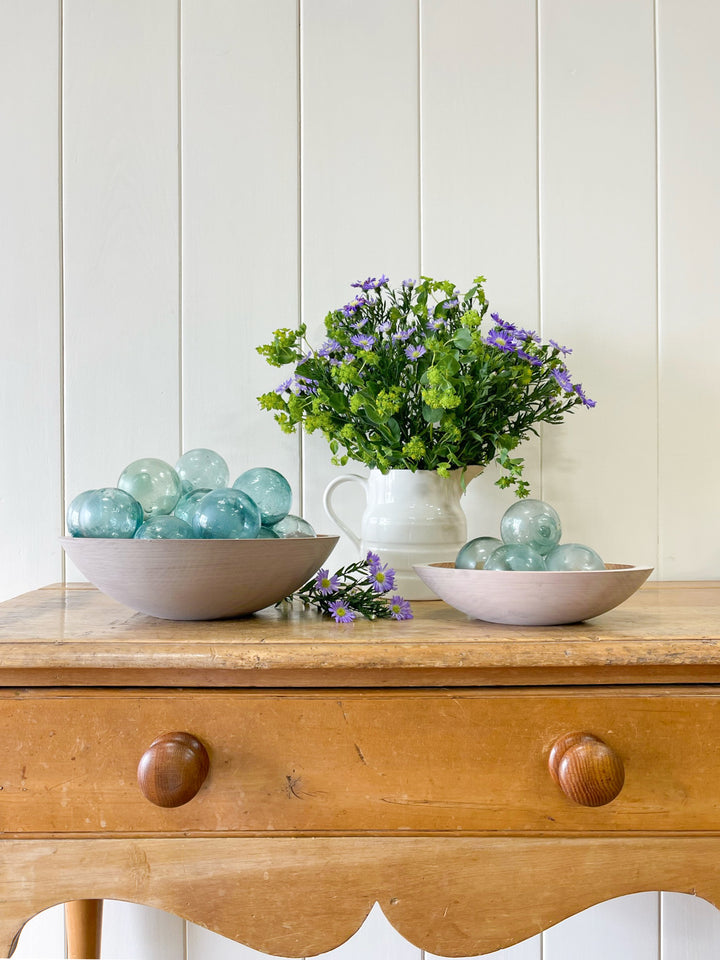 Painted Wooden Bowl