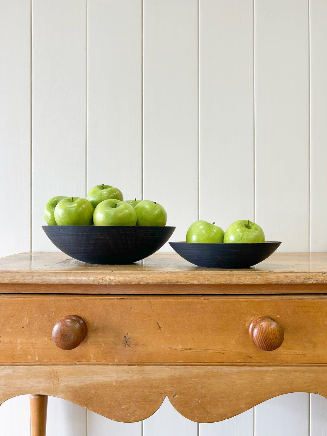 Painted Wooden Bowl