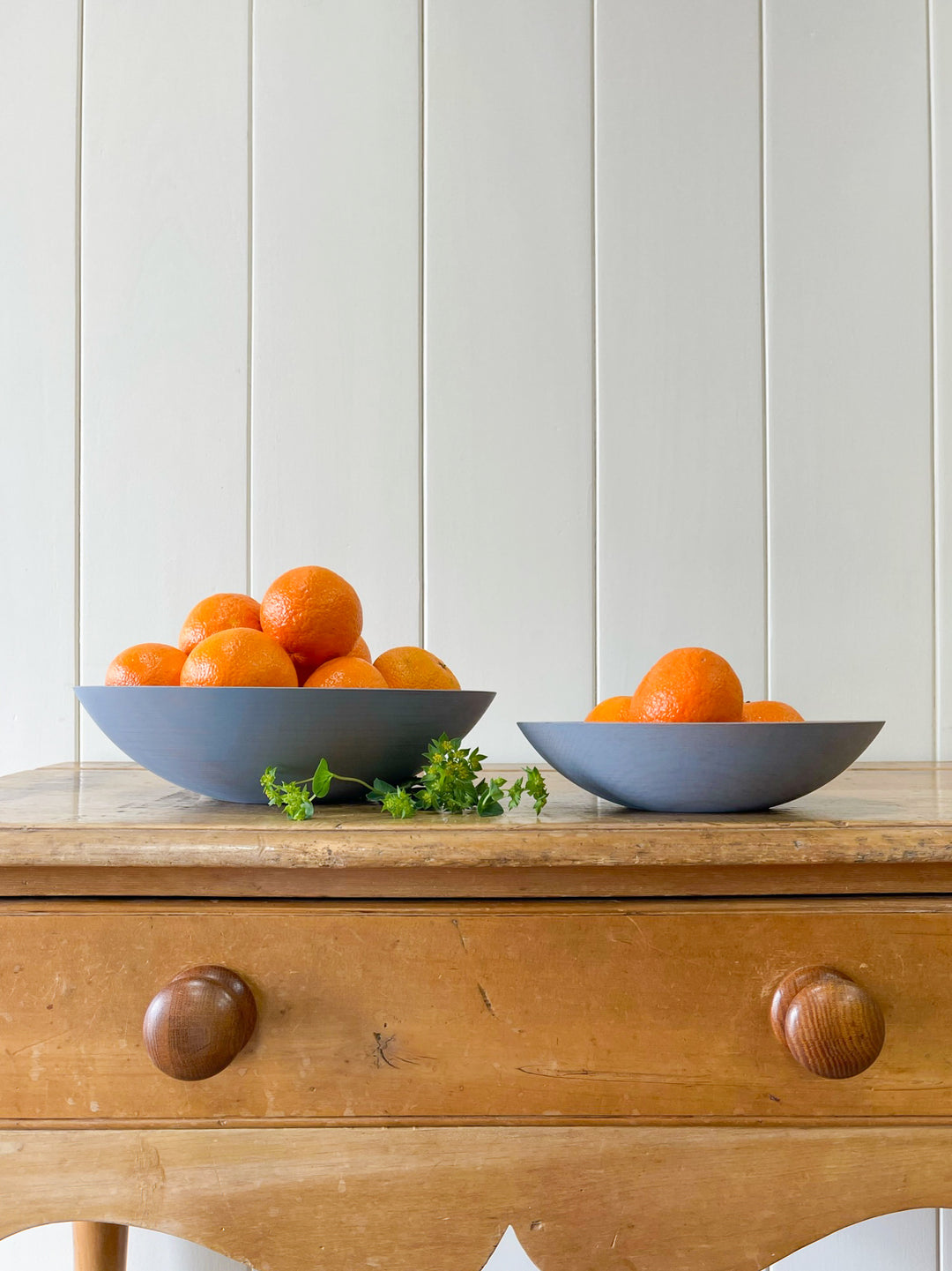 Painted Wooden Bowl