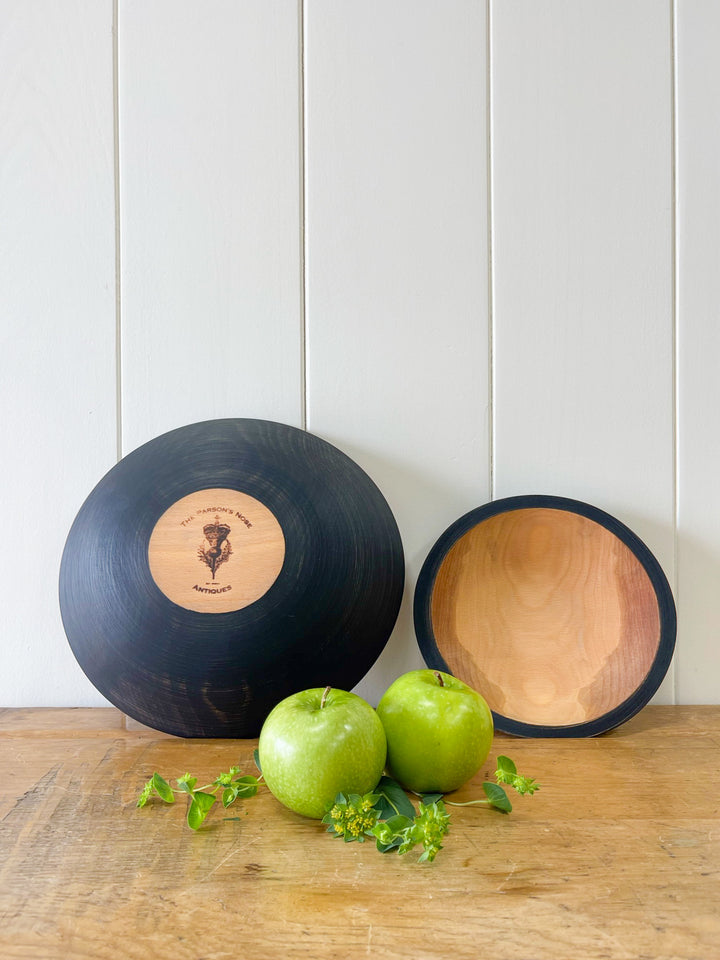 Painted Wooden Bowl