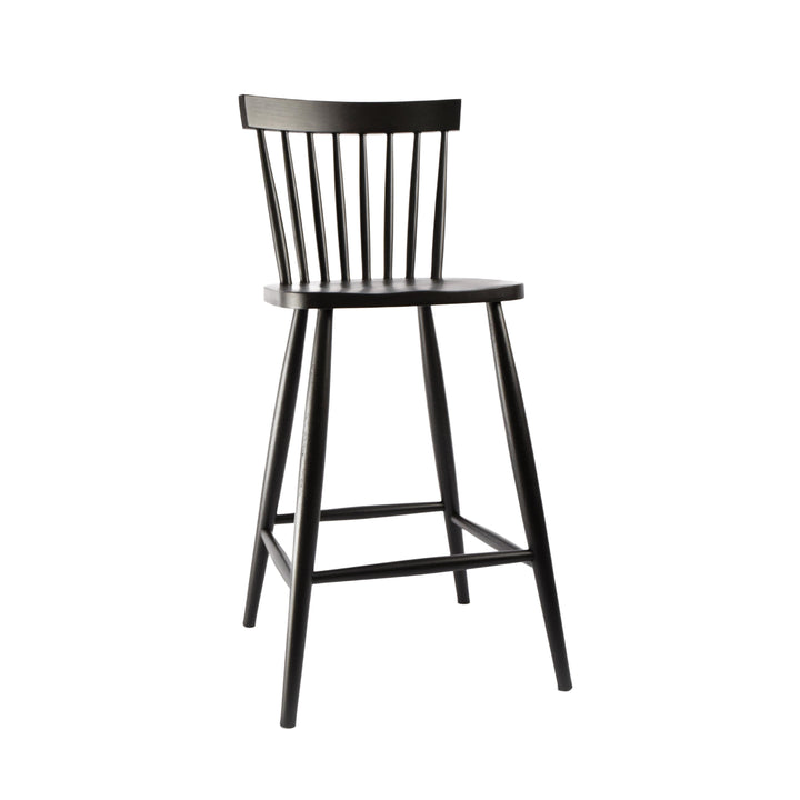 Scandinavian Mandal Bar Stool, Painted