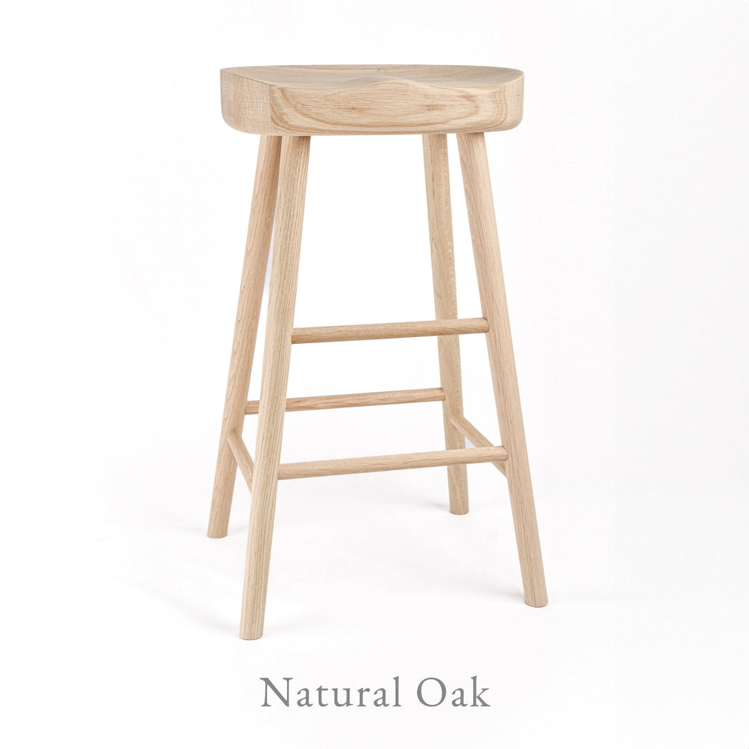 Shaker Bar Stool, Oak