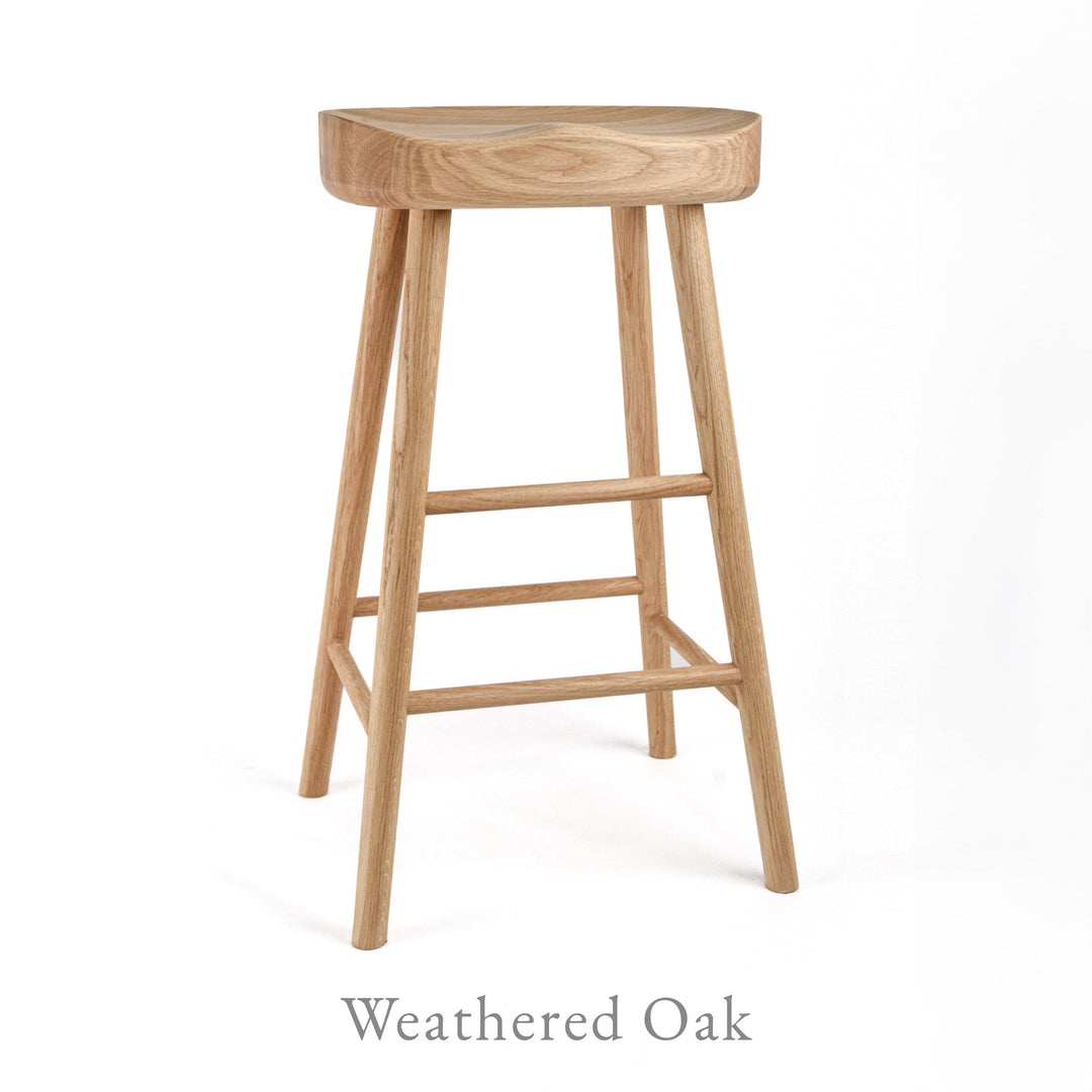 Shaker Bar Stool, Oak