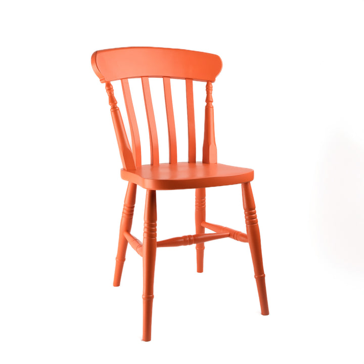 Farmhouse Slatback Chair, Painted