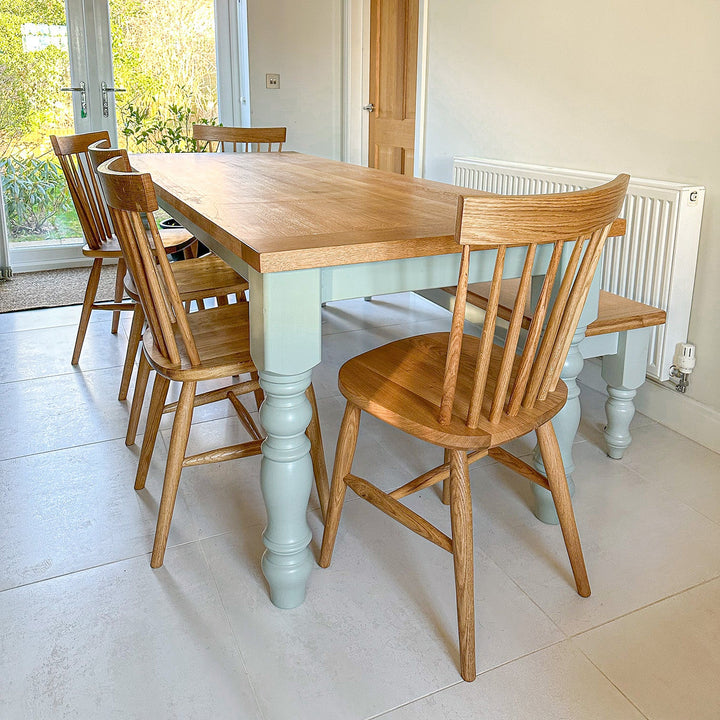 Traditional Farmhouse Table, Oak