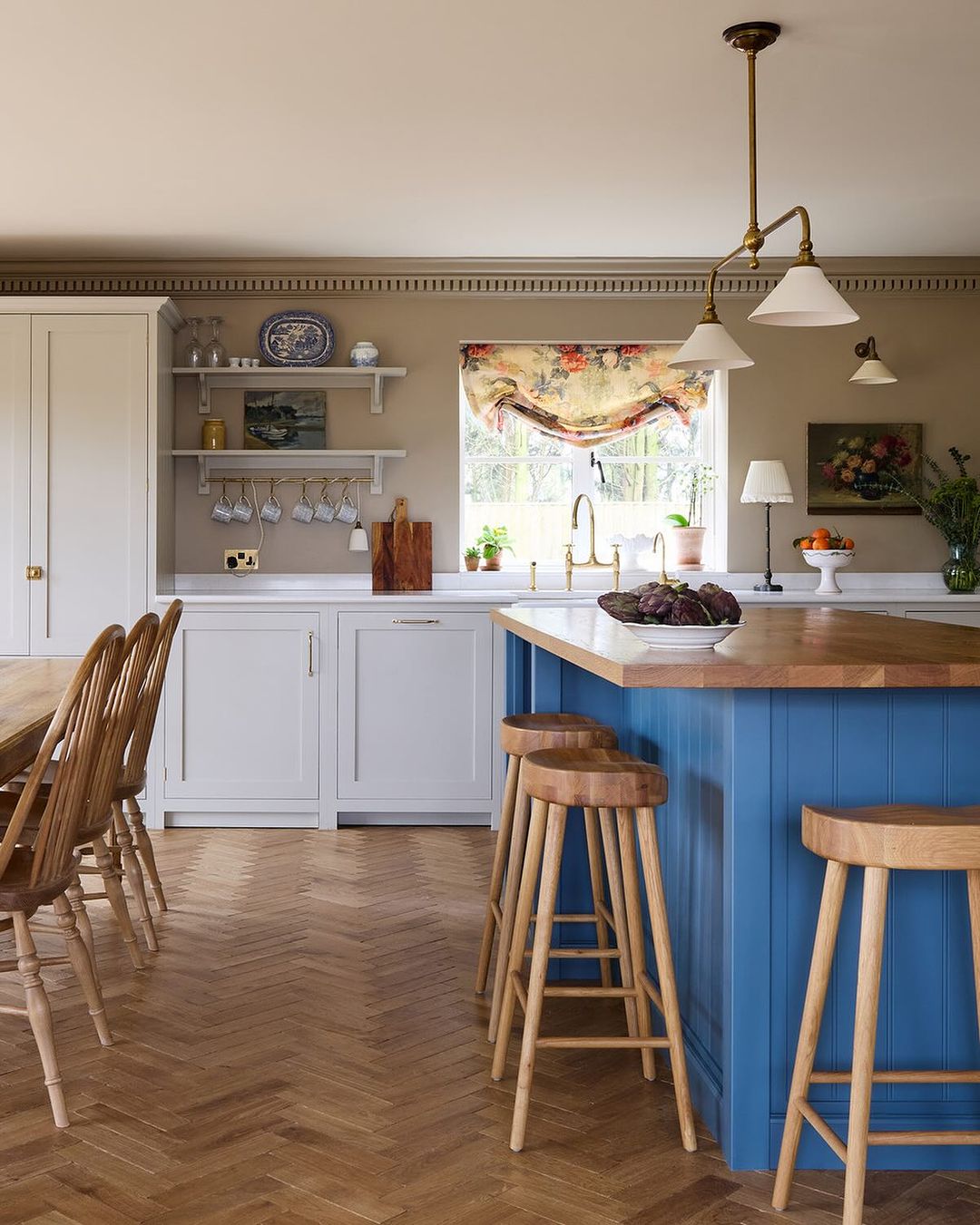 Shaker Bar Stool, Oak